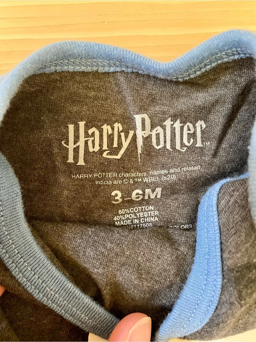 Harry Potter Baby Bodysuits Set of 2 Size 3-6 Months